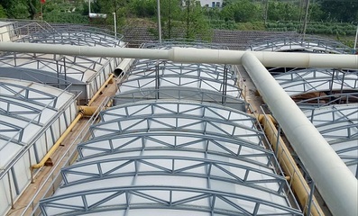 污水池反吊膜加盖金属部件的施工处理方式与防腐工程实施要点